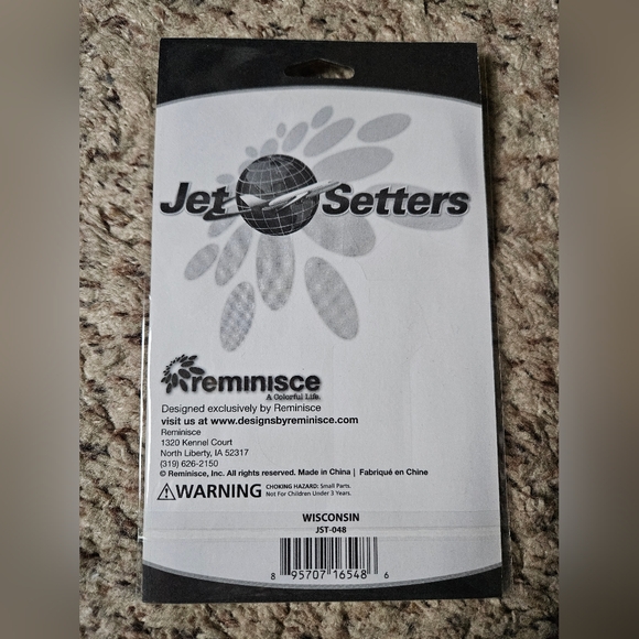 Wisconsin Sticker Set - Red and White - Picture 2 of 2